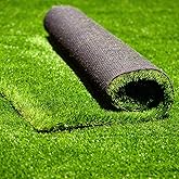 Conscience Trading Artificial Grass 7 FT x 13 FT (91 Square ft) Synthetic Thick Lawn Astro Turf Carpet Perfect for Indoor/Outdoor Fake Grass Rug Garden Landscape