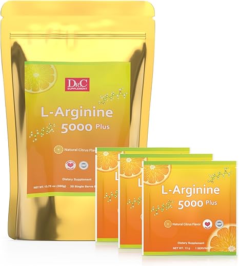 Amazon Com Dr C L Arginine Powder 390g 5000mg For Cardio L