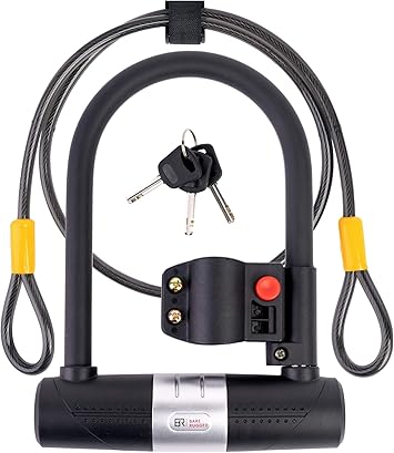 anti theft cable on bike