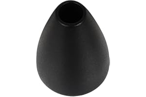 SUPVOX Zen Ceramic Vase 5pcs Black Small Round Minimalist Flower Arrangement Vase for Home Décor and Dried