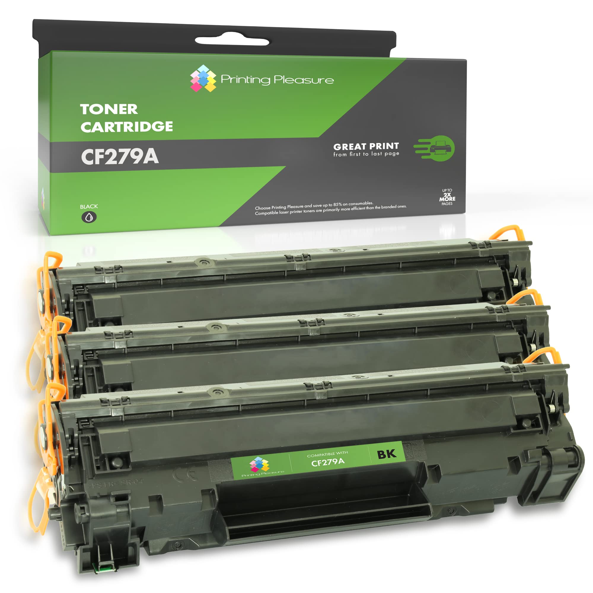 Printing Pleasure 79A 279A Replacement for HP CF279A Toner Cartridge Compatible with LaserJet Pro M12w M12a MFP M26A MFP M26nw 3 Black