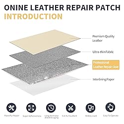ONine Leather Repair Patch,Leather Repair Tape, 3 x