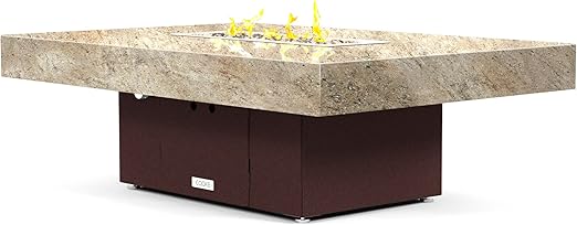 Amazon Com Cooke Santa Barbara 52 X 36 Rectangular Fire Pit Table