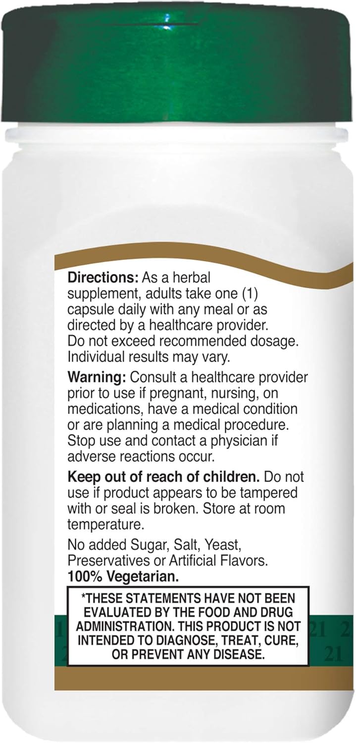 21st Century Black Cohosh and Soy Isoflavones Veg Capsules, 60 Count: Health & Personal Care