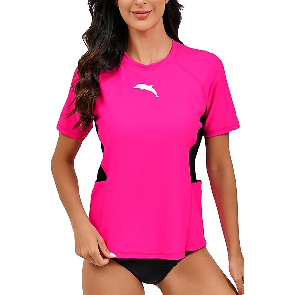 Plus Size Women's Swim Shirts Amazon Women's Rash Guard Plus