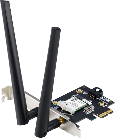 ASUS PCE-BE6500 Tri Band PCI-E WiFi 7 Bluetooth 5.4 WPA3 MU-MIMO OFDMA