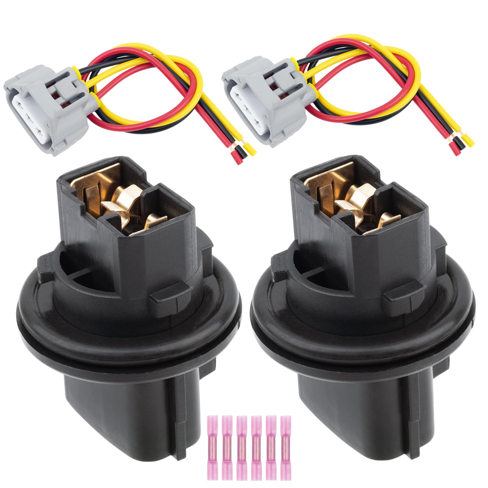 Photo 1 of Svicari Front Turn Signal Light Socket Fit for Toyota Avalon Camry Corolla Highlander Sequoia Tacoma Tundra Venza 2014-2024 Lamp Bulb Plug Holder Replace OE 81128-06470 2PCS