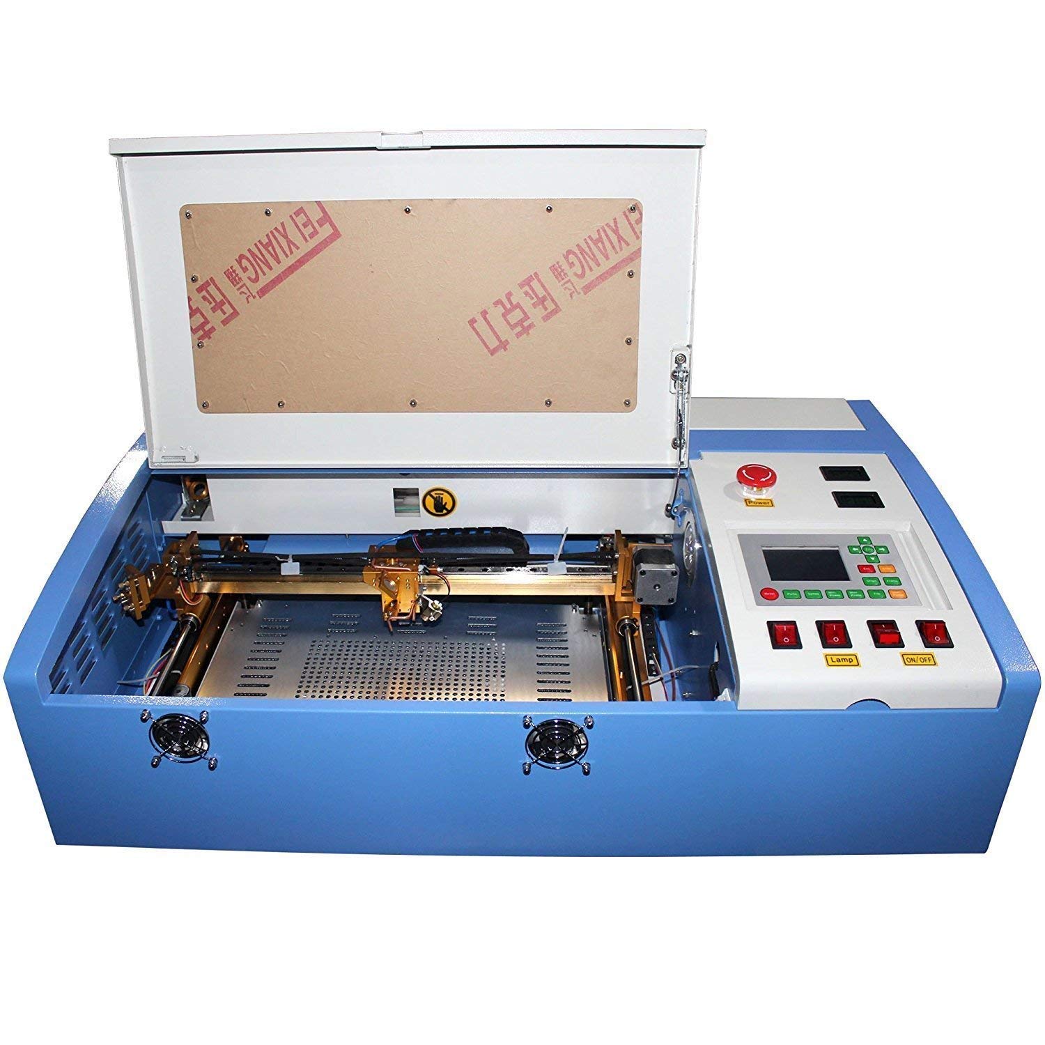 TEN-HIGH 3020 12"x 8" 40W 110V CO2 Crafts Laser Engraving Machine with USB Port, Offline Version