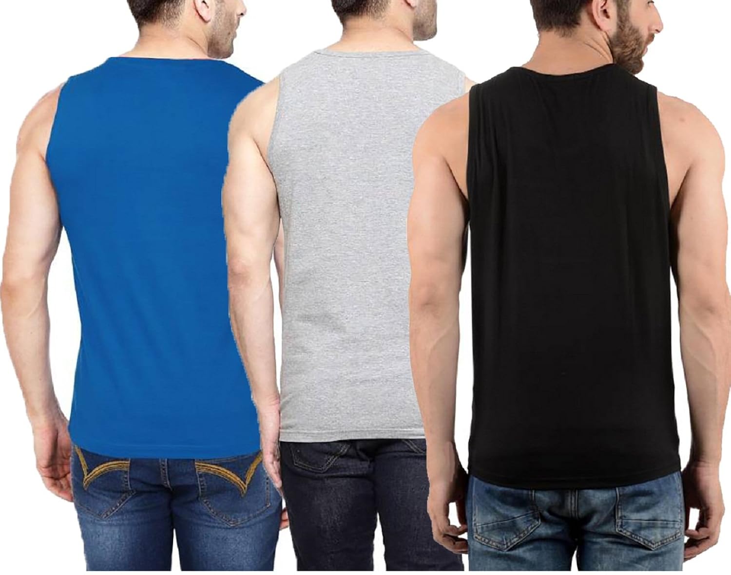 hotfits men's cotton sleeveless t-shirt