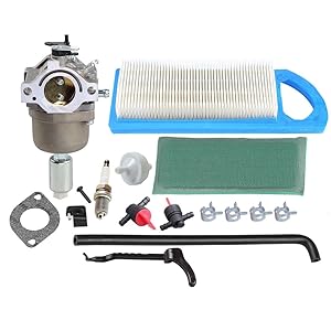 HIPA 794572 Carburetor with Air Filter Tune-up Kit for Briggs & Stratton 791858 791888 792358 793224 697190 697141 698445