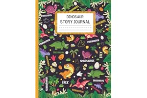 Dinosaur Draw & Write Primary Journal: Dino Composition Notebook with correct dinosaur names and room to draw pictures and write their own prehistoric story!