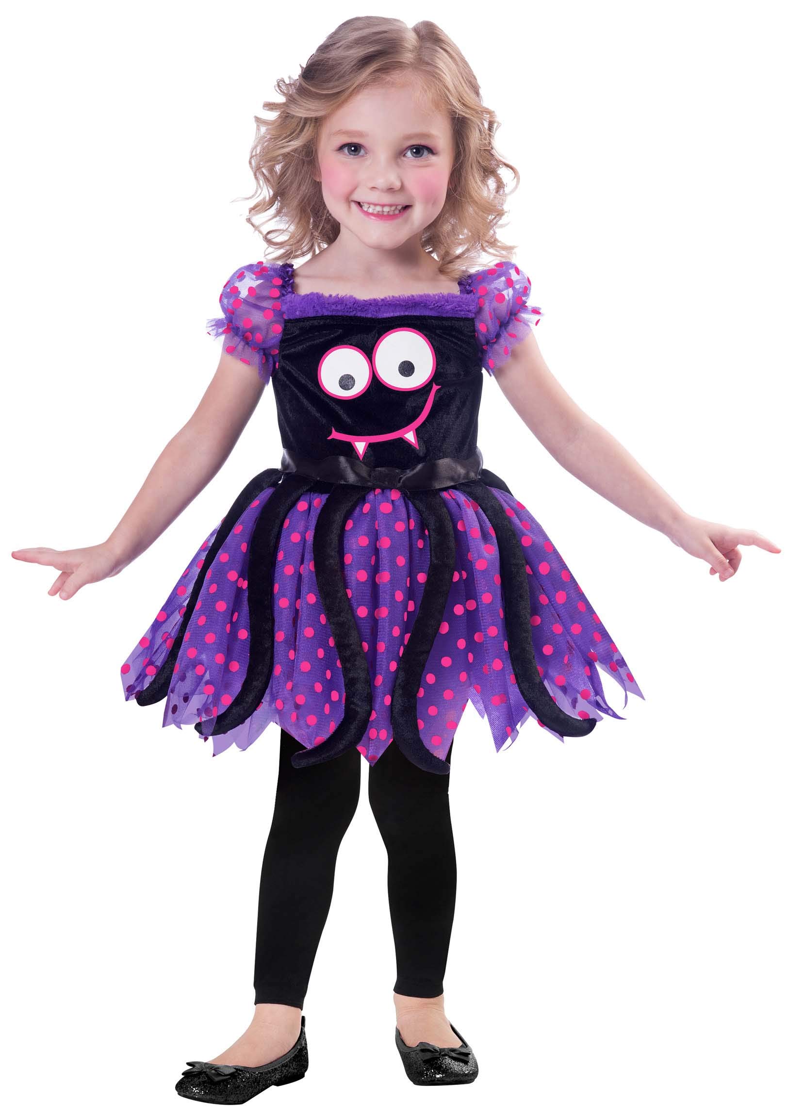 (PKT) (Fix 3/1) (9903401) Child Itsy Bitsy Spider Costume Dress (3-4yr)