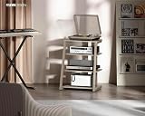 FITUEYES Hifi Stand 4-Tier Wood Shelves Adjustable Load 50KG view 6