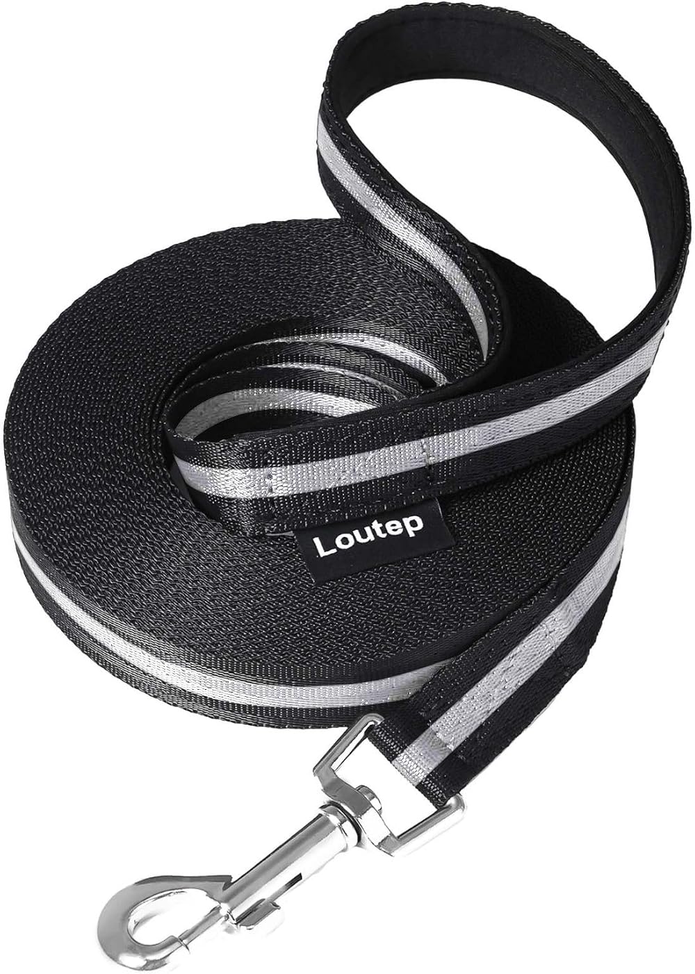 Loutep Training Lead for Dogs Nylon Rope 3m 5m 10m 30m Padded Handle