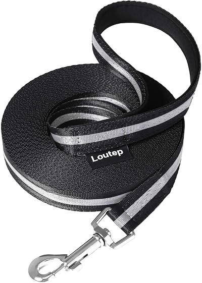 Loutep Training Lead for Dogs 3m 5m 10m 15m 20m 25m 30m Nylon Leash