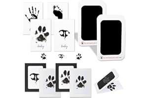TXRRURE Paw Print Ink Pad for Dog Paw Prints, Dog Paw Print Kit, Pet Paw Printing Kit, Pet Paw Print Impression Kit, Paw Imprint Kit for Dogs, Memorial Gifts for Cat Dog