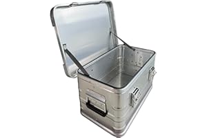 Aluminum Storage Box - Dust-and Water-Resistant, Lockable, Lightweight (37Liters, 517x321x273mm)