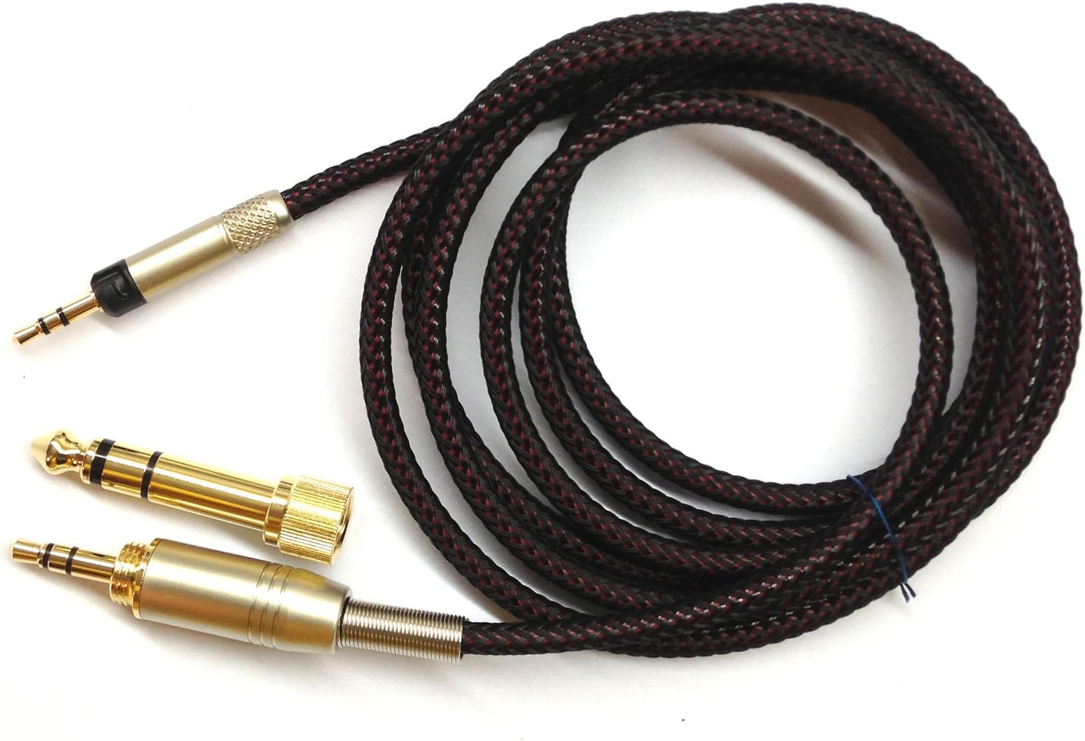Newfantasia 1.2m Replacement Audio upgrade Cable For Audio Technica ATH-M50x ATH-M40x Headphones - Black