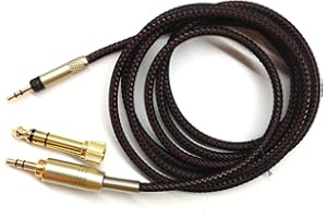 NewFantasia Replacement Upgrade Cable for Audio Technica ATH-M50x, ATH-M40x, ATH-M70x Headphones 1.2meters/4feet