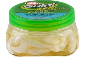 Berkley Gulp! Alive! Swimming Mullet Saltwater Fishing Soft Bait