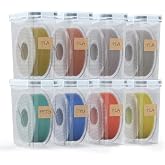 YOOPAI Filament Storage Box - 8 Pack Filament Container for 3D Printing Sealing and Protection - Portable Storage Box with Desiccants&amp;Label for Home&amp;Office,Water-Proof and Dust-Proof 4.0L