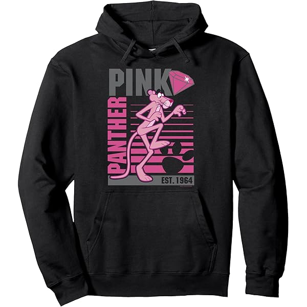 Amazon.com: The Pink Panther Donut Portrait Pullover Hoodie