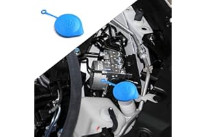 RGOAANC Windshield Washer Fluid Reservoir Cap, Windshield Wiper Fluid Cap Replacement Cap, Small Ring Lid Cover Compatible with Honda Accord Civic CRV CRX Blue Windshield Wiper Fluid Cap 38513-SB0-961