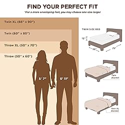 Bedsure GentleSoft Twin XL Blanket for Couch - Cozy