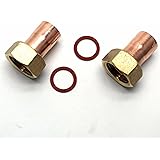 supaplumb 2 X 15mm X 1/2" End Feed Copper Straight Tap Connector