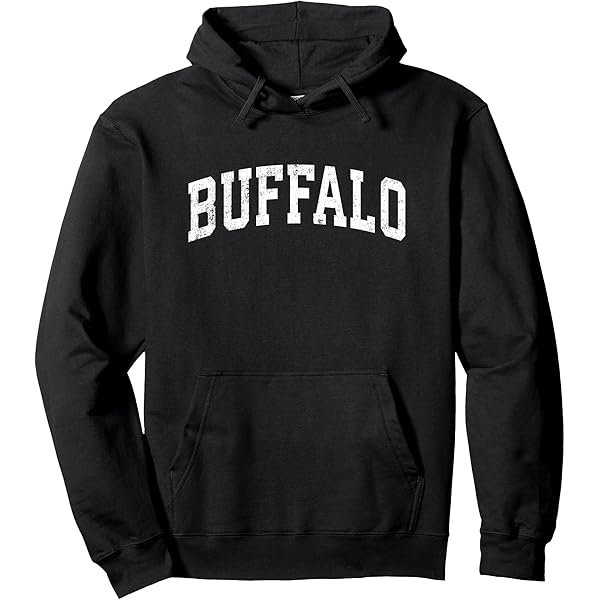 Amazon.com: Vintage 70s 80s Style Buffalo NY Hoodie Pullover