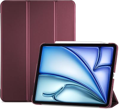 ProCase iPad Air 11 inch M4/M3/M2 & Air 5/4 Hard Back Case Wine