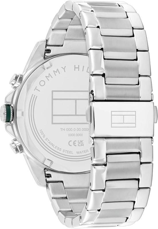 Reloj Analógico de Cuarzo Multifunción para Hombre con Correa de Acero Inoxidable Plateada - 1710651 — foto 3 de 6