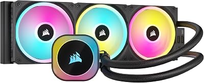 Corsair iCUE LINK H150i RGB 360mm AIO Cooler with QX120 RGB Fans
