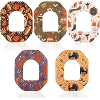 25pcs Colorful Adhesive Overpatches For Omnipod 5 & Dash, Waterproof Sensor Covers (Day Of The Dead Design)