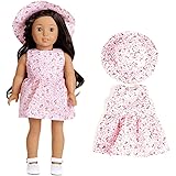 Joykith Toy 18 Inch Girl Doll Clothing Dolls Doll Dress for 18in Our Generation Girls Dolls Accessory Girl's Toy The United States Girls Doll Clothes (Pink)