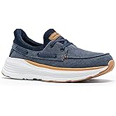 OrthoComfoot Men's Orthopedic Slip On Loafers: Comfortable Arch Support Loafers for Plantar Fasciitis, Orthotic Flat Feet Casual Walking Shoes for Foot and Heel Pain Relief