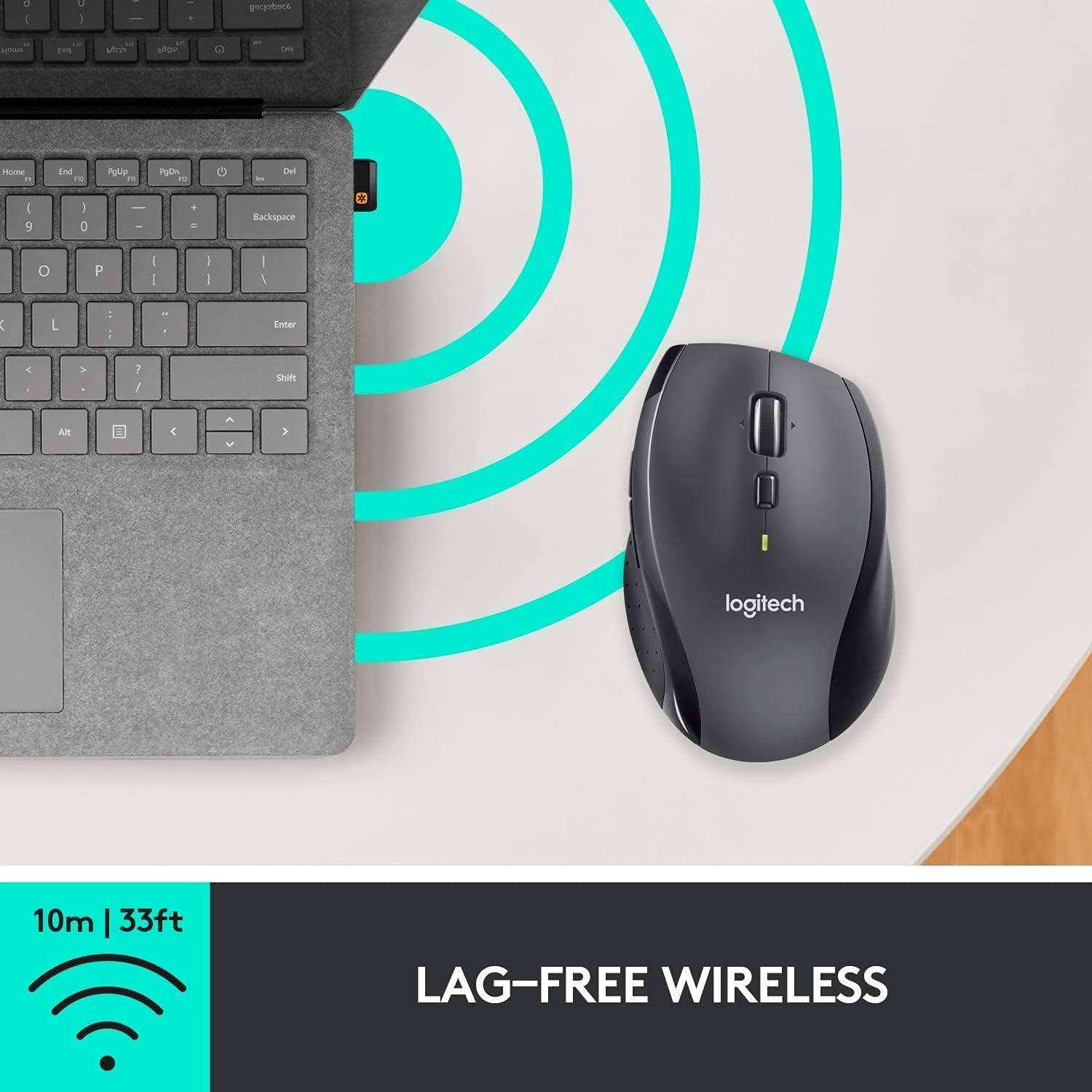 Logitech MK570 Wireless Wave Keyboard and Mouse Combo: Computers & Accessories