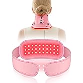 UTK Red Light Therapy for Neck Pain Relief,850&660 nm Wavelengths Red Light, Deeper Infrared Therapy for Period Cramp,Body,Knee,Wrist, Arm,Joint,Muscle,6 Power Modes,5 Timers,FSA-HSA Eligible
