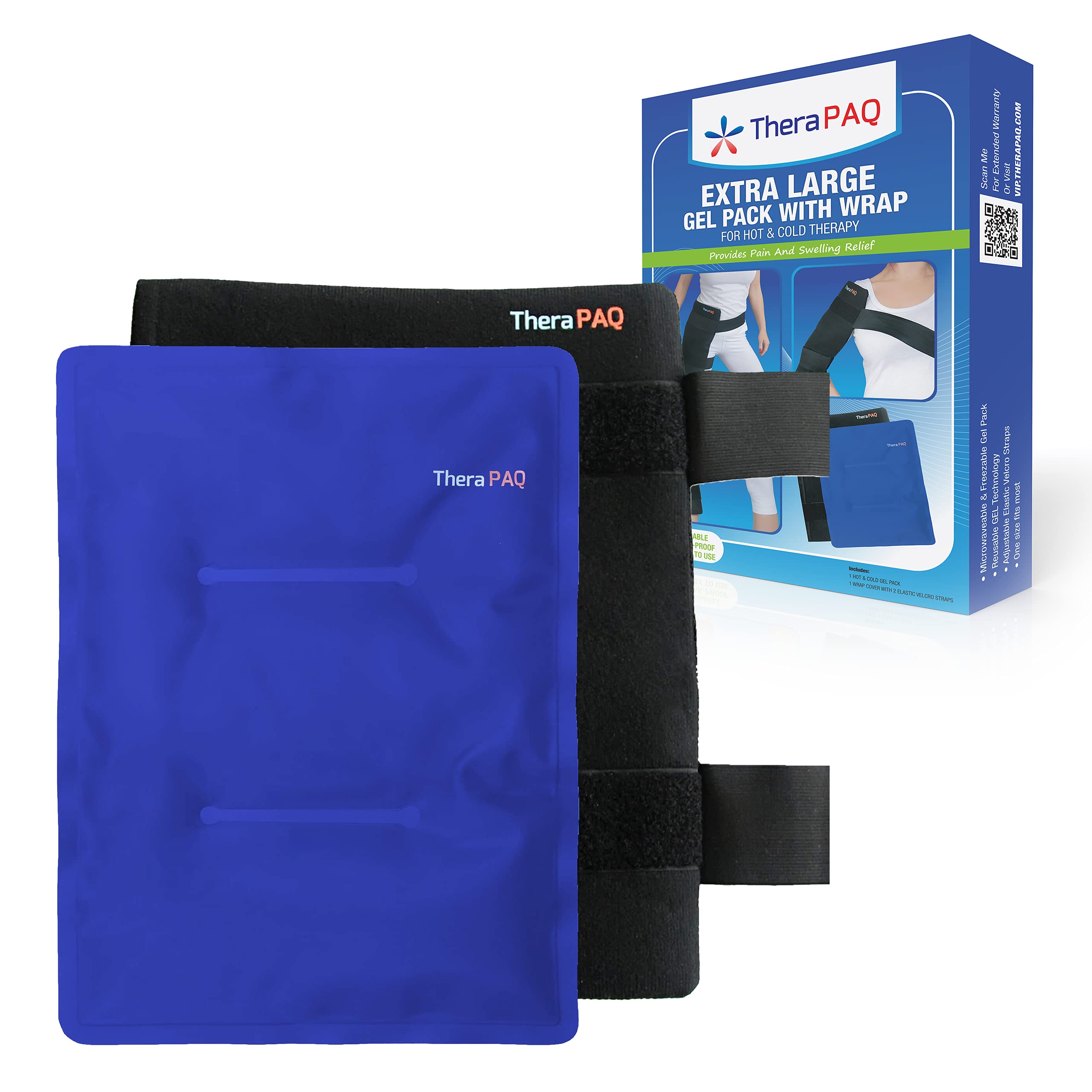 Photo 1 of Reusable Ice Packs for Injuries – Large Flexible 14"x11" Gel Ice Pack for Knee, Back, Shoulder Pain Relief | Soft Cold Compress for Swelling | Reusable Hot & Cold Therapy Pack