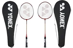 Yonex GR 303 Saina Nehwal Edition Badminton Racket 2021 Professional Beginner Practice Racket with Full Cover Steel Shaft - Pack of 2