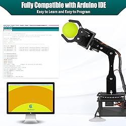 Adeept 5DOF Robotic Arm Kit Compatible with Arduino