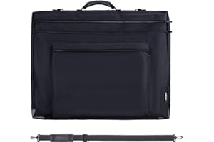 JJRING 18x24 Art Portfolio Tote Bag - Large Carrying Storage Case with Handle & Adjustable Shoulder Strap, Portfolio Folder for Artwork, Posters, Canvas, Drawing Boards