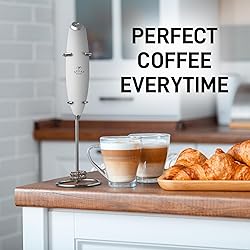 Zulay Kitchen Powerful Double Whisk Milk Frother
