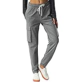 SPECIALMAGIC Women's Cargo Sweatpants Cotton Athletic Joggers 4 Pockets Sporty Pants