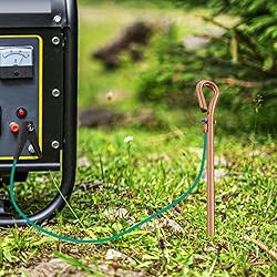 Portable Grounding Rod with 4ft 12AWG UL Listed