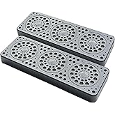 ZrCoin Cigar Humidifier,2-Pack Black Rectangle,Cigar Humidor Humidifiers, Triple Window Humidifier,Increased Humidity Keep Fresh