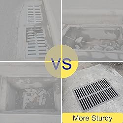 MOSINSBO Cast Iron Drain Grate, 18x18 Outdoor Drain