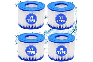 IFANM 4 Pack Type VI Hot Tub Filter Cartridge Swimming Pool Pump Filter Cartridge