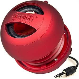 X-Mini II XAM4-R Portable Capsule Speaker, Mono, Red