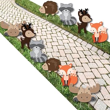 Amazon Com Woodland Creatures Forest Animal Lawn Decorations